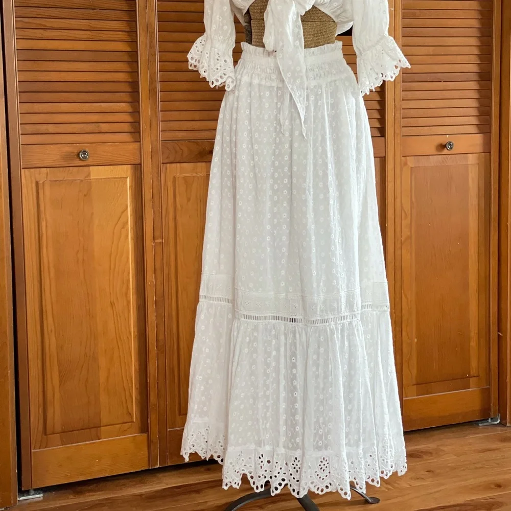 Spell | Daisy Chain Maxi Skirt | M - Picture 8 of 16